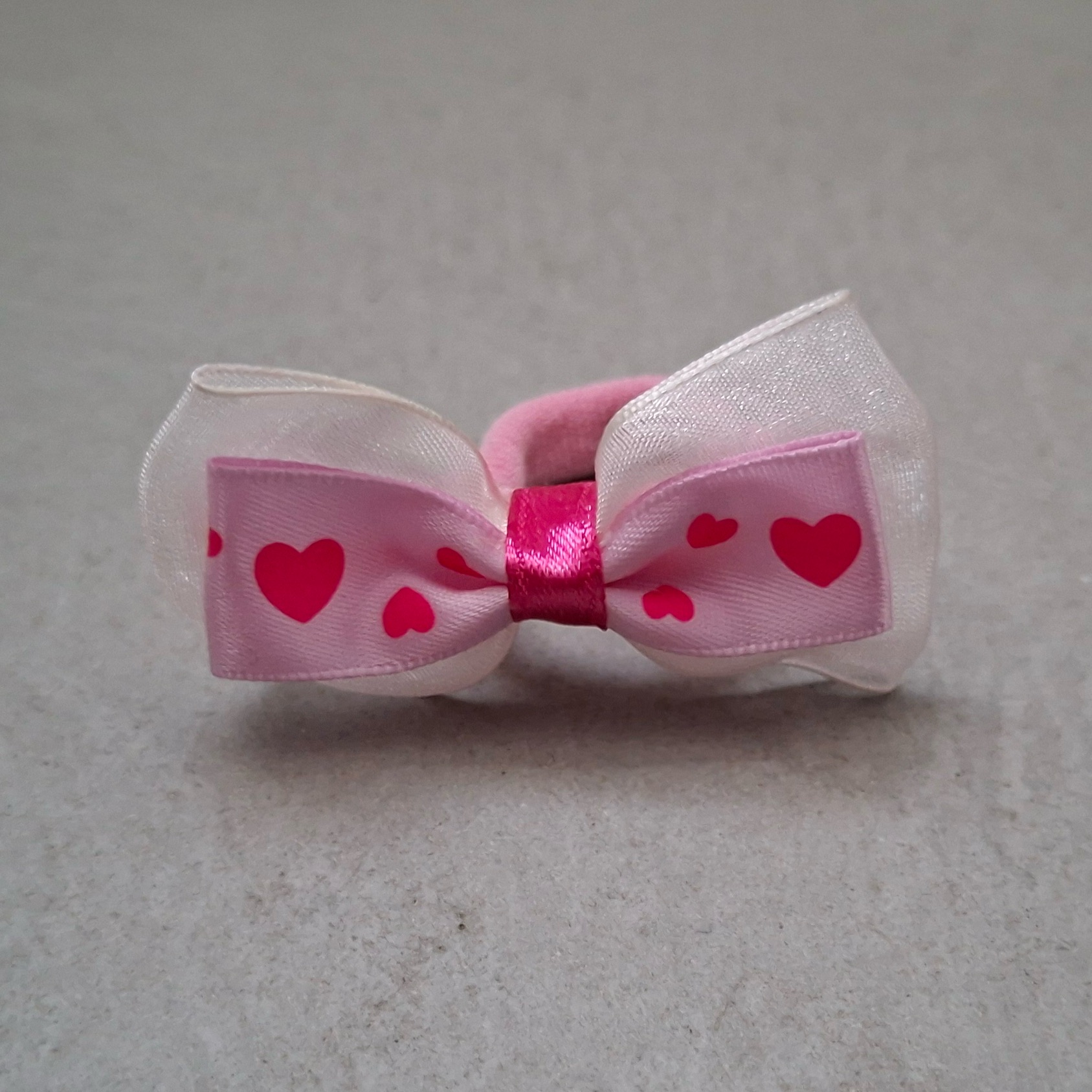 Serduszka na kokardzie